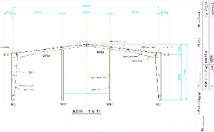 ترسیم-نقشه-سازه-کوچک-انواع-سوله-اتوکد