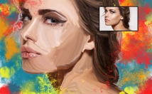 عکسهای-نقاشی-پرتره-تبدیل